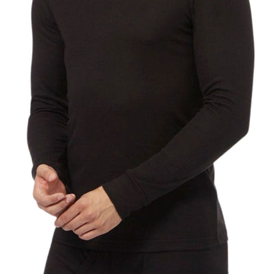 Ανδρική Μακρυμάνικη Ισοθερμική Μπλούζα (1289) - BLACK - Panda Clothing