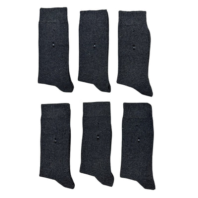 ΣΕΤ 6 Ζευγάρια Ανδρικές Κάλτσες Μονόχρωμες (6029) - Panda Clothing