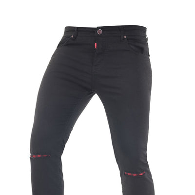 Ανδρικό Παντελόνι Jeans (3358) - BLACK - Panda Clothing