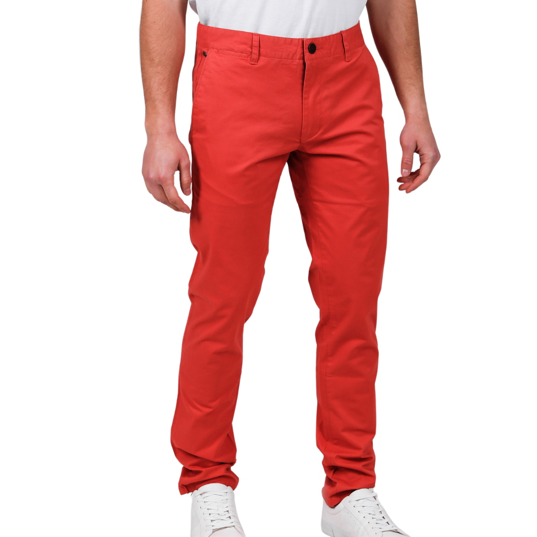 Ανδρικό Παντελόνι Chino Picasso (3387) - RED - Panda Clothing