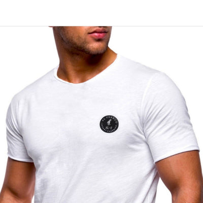 Ανδρικό T-Shirt Al Franco (637) - WHITE - Panda Clothing