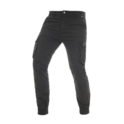 Ανδρικό Παντελόνι Cargo με Λάστιχο (3367) - BLACK - Panda Clothing