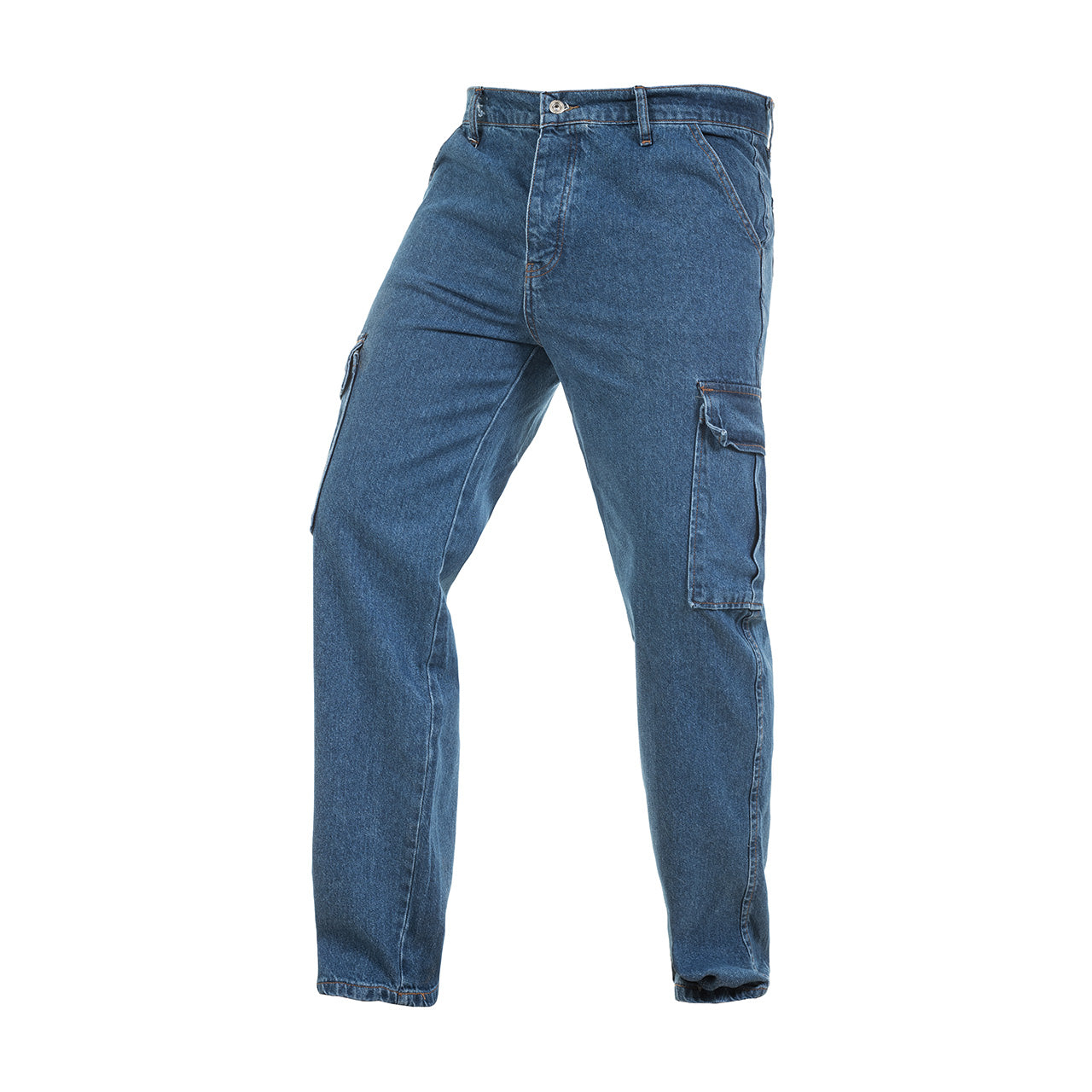 Ανδρικό Παντελόνι Jeans Cargo (3375) - BLUE - Panda Clothing