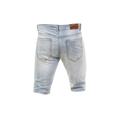 Ανδρική Βερμούδα Jeans με Σκισίματα (3292) - Panda Clothing