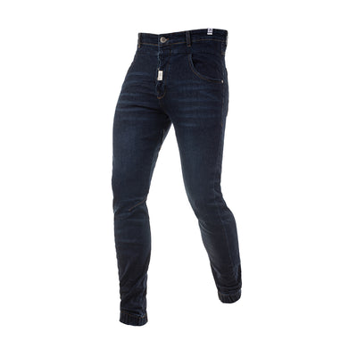Jeans Abyssos Κλασικό Μπλε με Λάστιχο (3184) - Panda Clothing