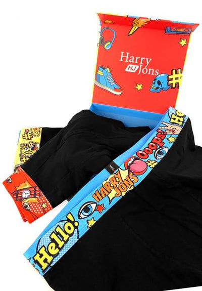 ΣΕΤ 3 Ανδρικά Μποξεράκια Harry Jons Boxed (6298) - Panda Clothing
