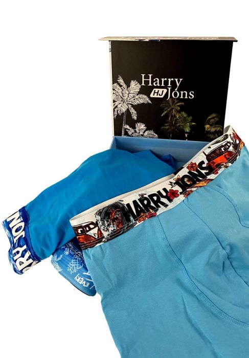 ΣΕΤ 3 Ανδρικά Μποξεράκια Harry Jons Surf (6295) - Panda Clothing
